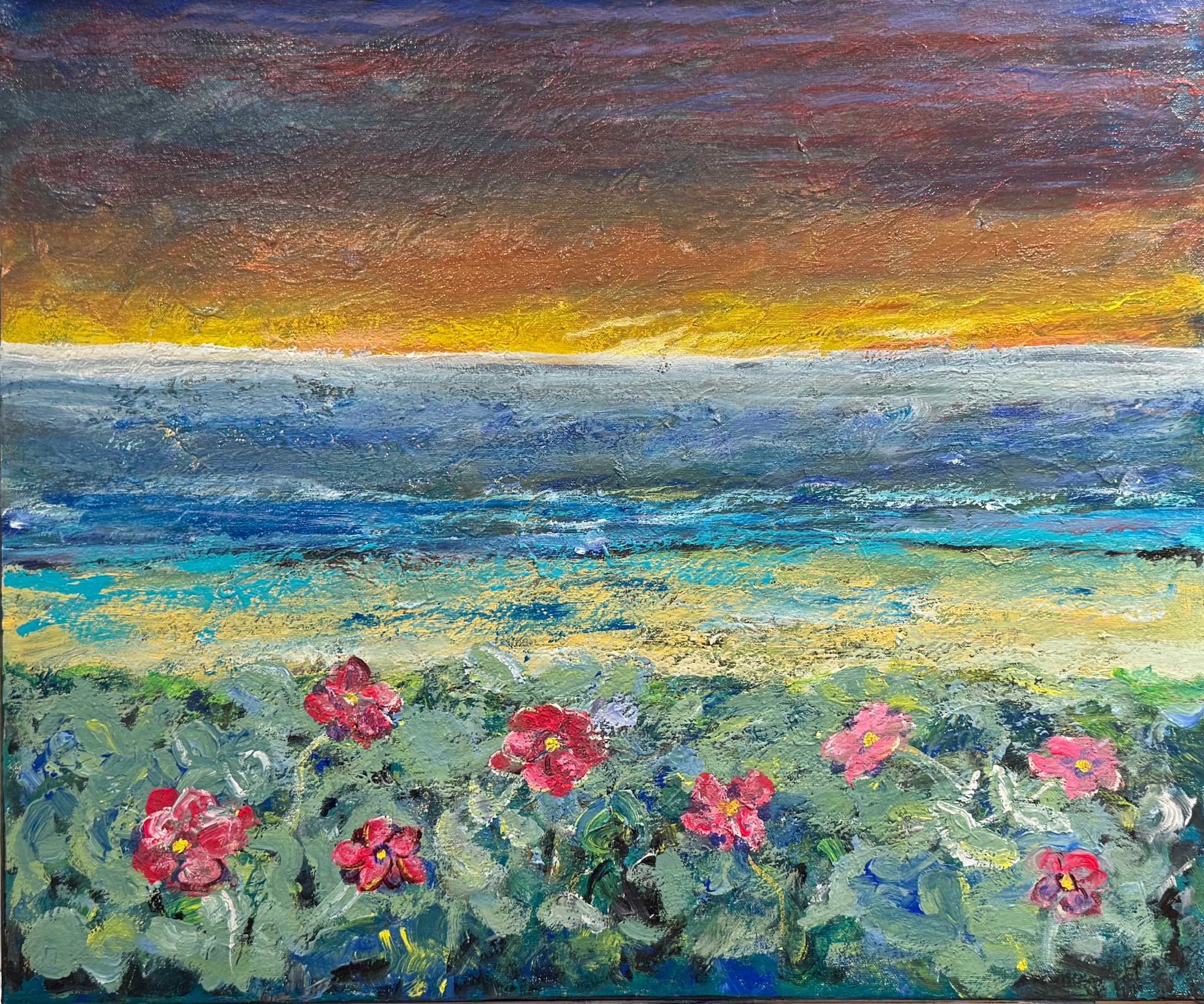 acrylic painting on canvas